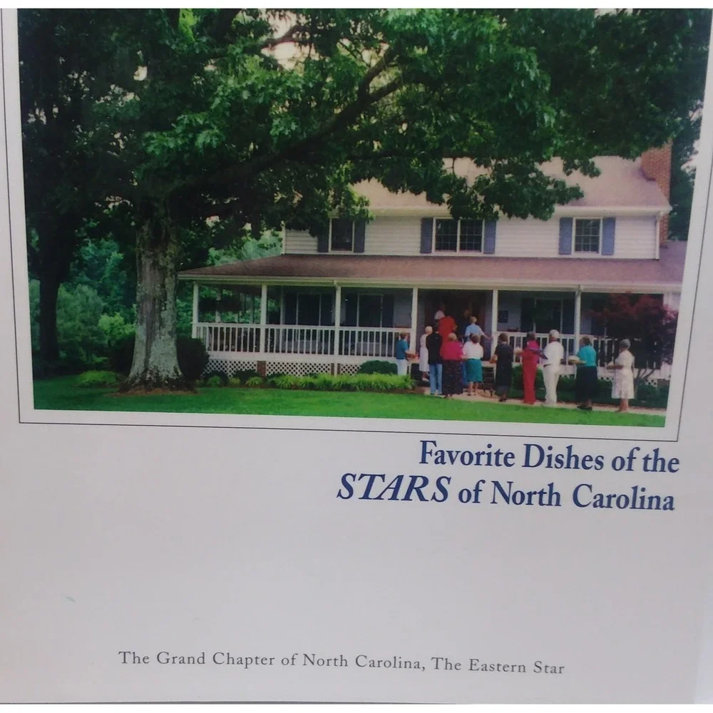 Eastern Star The Grand Chapter NC Foods & Friends Forever Cookbook  1999 Vintage